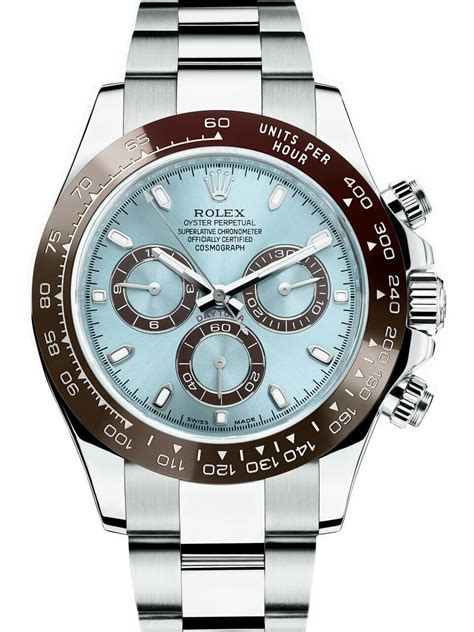 rolex daytona light blue dial